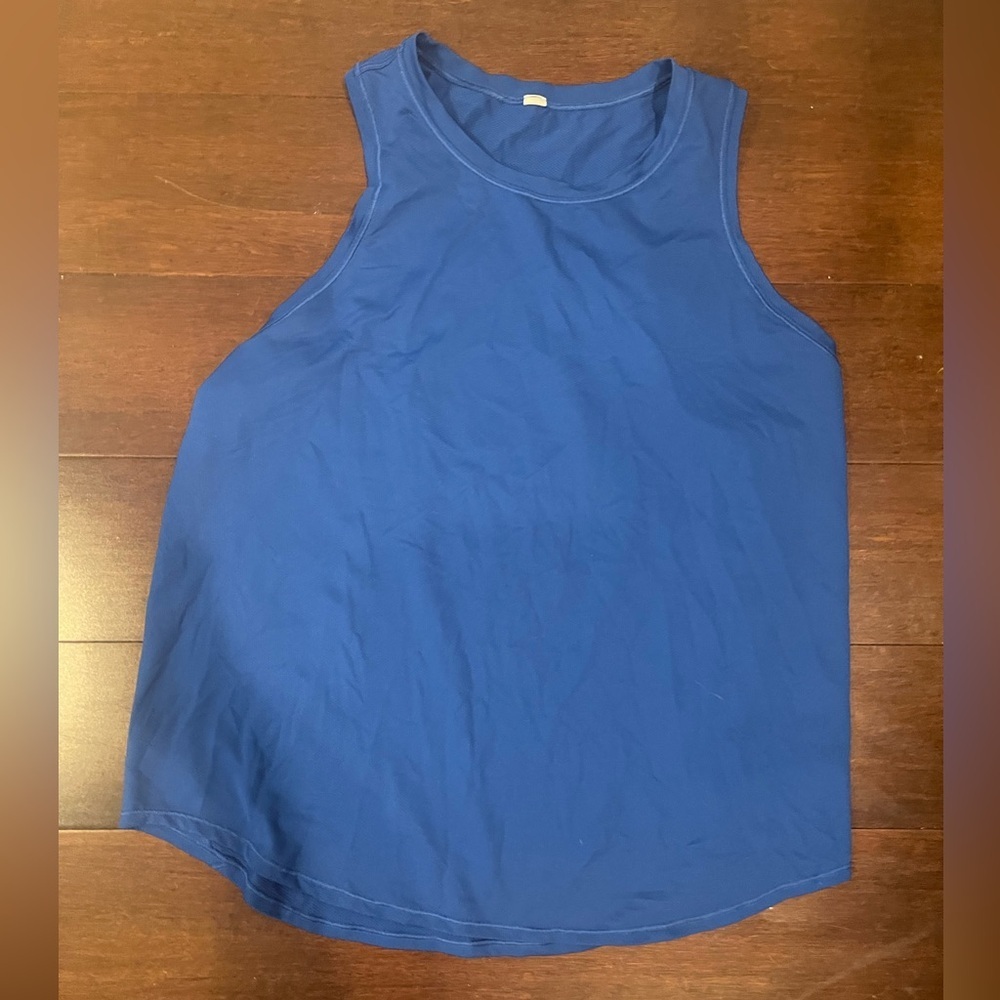 guc lululemon Blue Sleeveless Tank Top